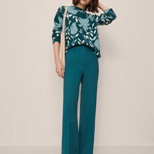 NWT Ann Taylor Teal Margot Trouser